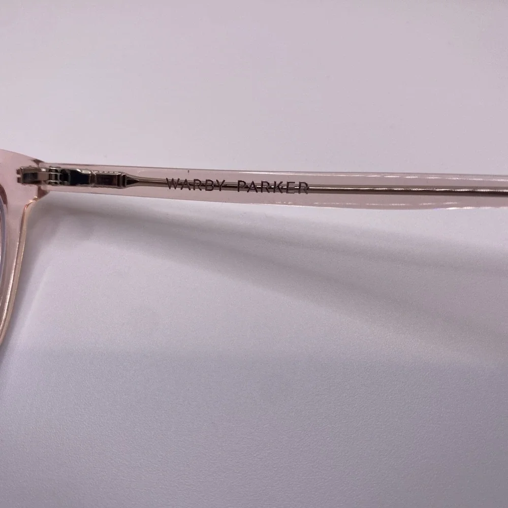 Warby Parker Eyeglasses FRAMES ONLY Welty M 600 52-18-145 Beige Translucent 452